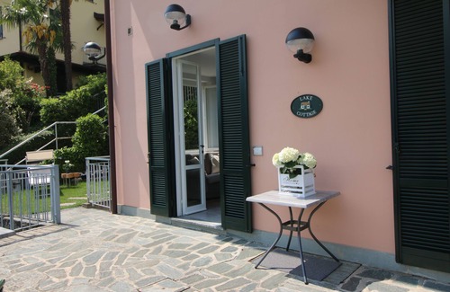 Bellagio Appartement | Lac chalet Bellagio, une belle terrasse avec vue magnifique sur le lac