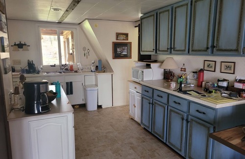 Iola Cottage | Lake + forest view 1650 sf cottage in rolling hills of Central Wis. LAKE ACCESS.