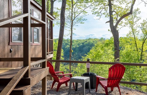 White County Cabine | Lake View Adventure Cabin at Bear Bluff Retreat