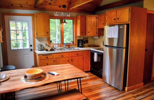 Sebago Maison | Lake View Cottage: Water access to Sebago Lake; Cozy winter escape