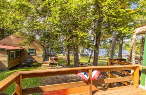 Inlet Maison | Lake View Overlooking Beautiful 4th Lake Here at Stiefvater's Lakeside Cottages
