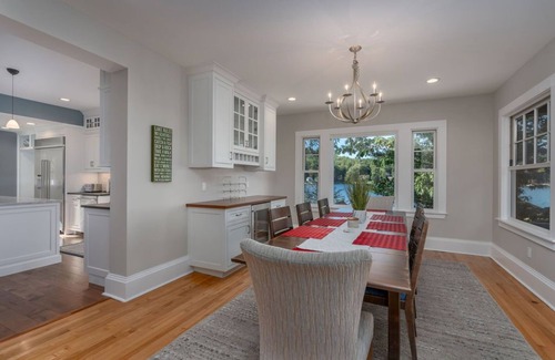 West Alton Maison | Lake Winnipesauke compound sleeps 22 in13 bedrooms stunning sunset views