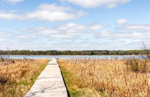 Nevis Maison | Lakefront Cabin with Private Deck, Dock and Fire Pit!