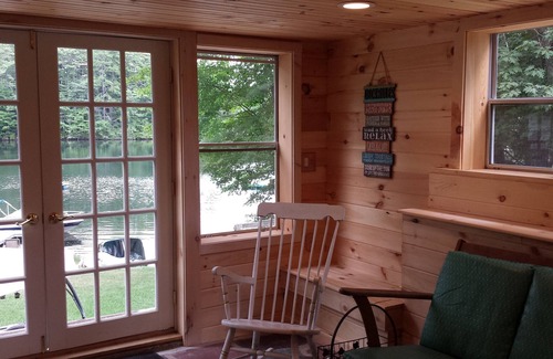 Windham Maison | 100 pieds de bord du lac, Little Sebago Lake, Maine