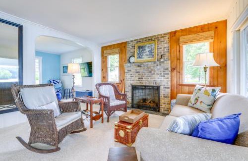 Coventry Lake Maison | Lakefront Cottage with Covered Porch and Dock!