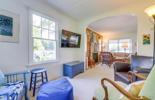 Coventry Lake Maison | Lakefront Cottage with Covered Porch and Dock!