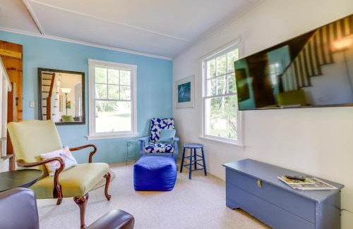 Coventry Lake Maison | Lakefront Cottage with Covered Porch and Dock!