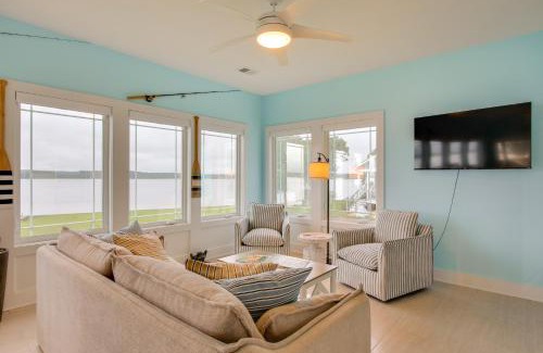 Cross Hill Maison | Lakefront Home with Hot Tub and Dock in Cross Hill!