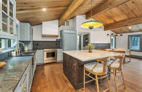 Meredith Maison | Lakefront Luxury – Dock, Beach, Deck & Game Room | Sleeps 10