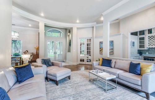 Lakewood Village Maison | Waterfront Luxury Living with 4-BR, Pool and Views