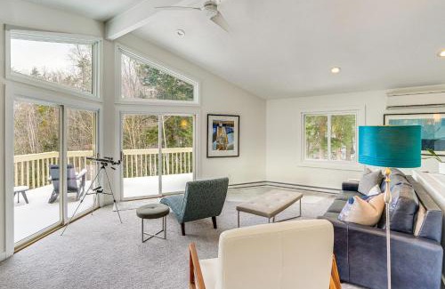 Otis Maison | Lakefront Otis Home with Stunning Views and Boats!