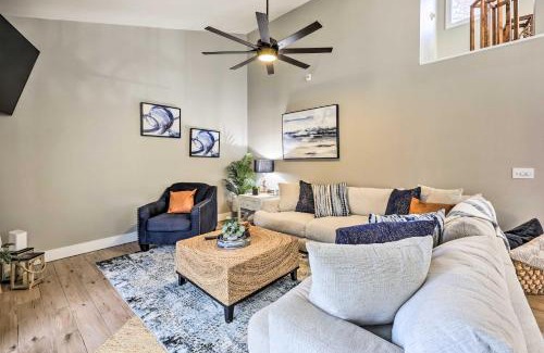 Rogers Maison | Lakefront Rogers Getaway with Hot Tub and Deck!
