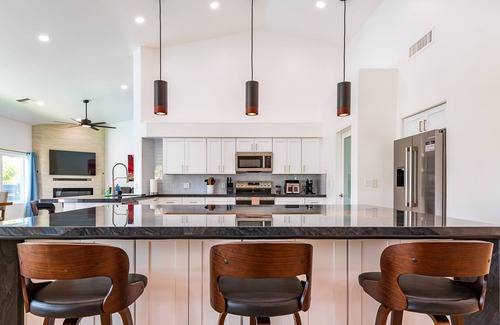 Val Vista Lakes Maison | Lakeside Luxe: Private Home in Gated Community with Heated Pool, Spa and More!