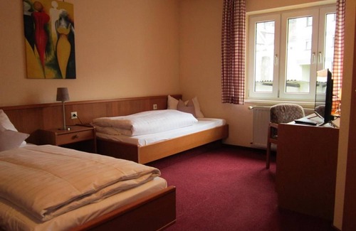 Lemberg Maison | Landgasthaus Neupert - chambre double avec douche / WC