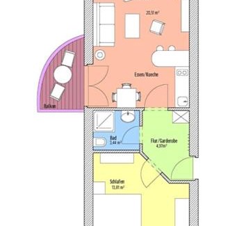 Kaegsdorf Appartement | Landhaus Ostseeblick Fewo 13