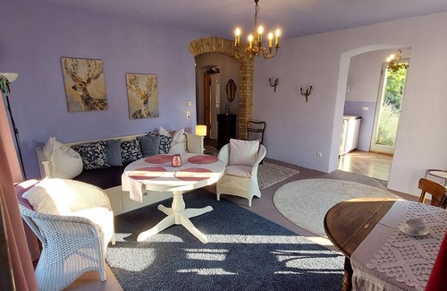 Wachow Appartement | Landhaus Sinneswandel in the middle of Havelland- Apartment Lavendel ground floor with garden