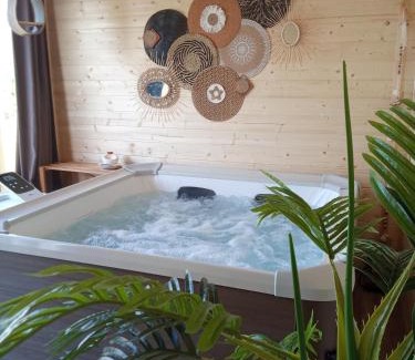 Lachapelle-Auzac Maison | LAPAUSEDEGOUT piscine chambres climatisées jacuzzi terrasse