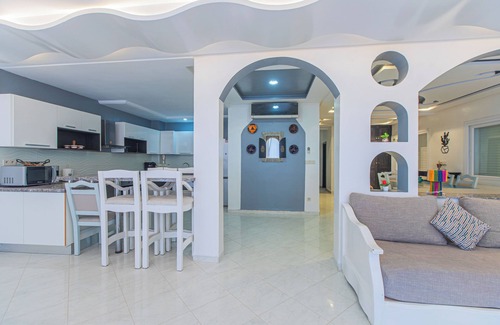 Tamrhakht Appartement | Large 3-bedroom apartment - Overhead projector - Rooftop with sea view - Hammam