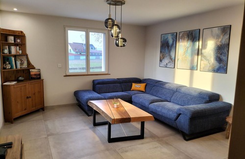 Sainte-Croix-en-Plaine Maison | Grande maison 8 personnes avec sauna, terrasse et jardin à deux pas de Colmar