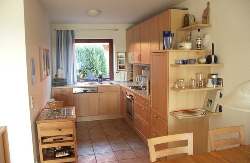 Polchow Appartement | Large apartment with south-facing terrace, garden, wide view of the countryside, close to the beach