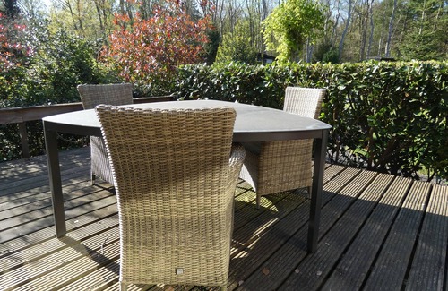 Marum Chalet De Ski | Large chalet for rent in wooded area on border Friesland, Groningen,Drenthe.