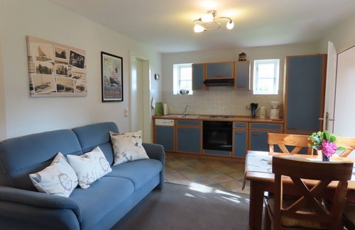 Fedderswarf Appartement | Grande cour avec pelouse, abri de jardin et terrasse, WLAN