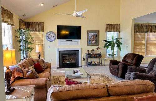 Ocean View Villa | Grande villa de luxe Bethany Beach, complexe de golf / tennis, équipements, navette pour la plage