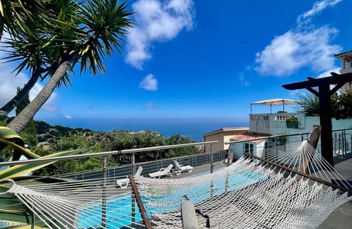 La Turbie Villa | Grande Villa, 4 chambres, vue panoramique unique sur Monaco, jardins, piscine