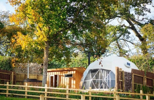 Lawrenny Cabine | Lavender - Luxury Dome with private hot tub, 15 min from beaches