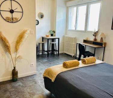 Caen City Centre Appartement | Le 2 - Grand studio Caen Centre Port de plaisance