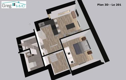 Audincourt Appartement | Le 201-GregIMMO-Appart'Hôtel