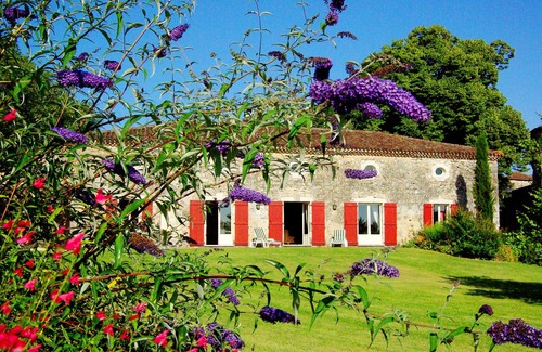 Poudenas Maison | Le Bastion, Spacieuse Maison de prestige dans parc 10ha, piscine privée, 14 pers