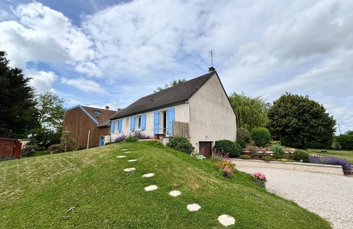 Saint-Etienne-en-Bresse Maison | Le Bleu de B. Gîte & Maison de Vacances jusqu'à 10 personnes