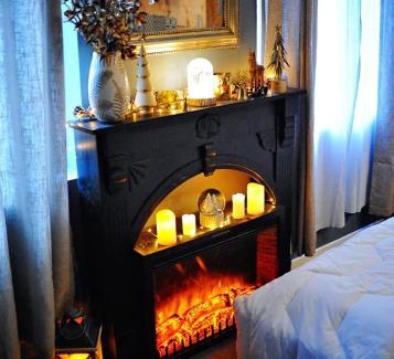 Evreux Appartement | Le Chalet romantique en montagne, SPA, Écran cinéma, Lit king size, day use, 5min centre