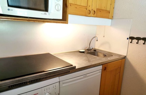 Les Avanchers-Valmorel Appartement | Le Cheval Blanc D15 - Joli 2 pièces, balcon plein sud coté pistes