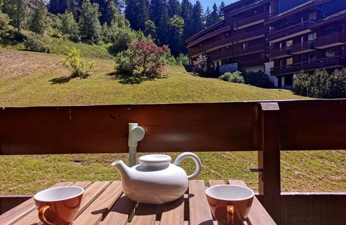 Les Avanchers-Valmorel Appartement | Le Cheval Blanc D15 - Joli 2 pièces, balcon plein sud coté pistes