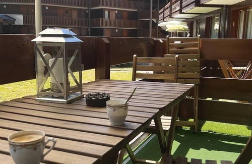 Les Avanchers-Valmorel Appartement | Le Cheval Blanc D15 - Joli 2 pièces, balcon plein sud coté pistes