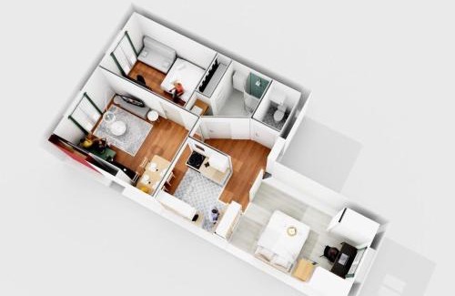 Quartier Chorier-Berriat Appartement | Le Cocon - 2 Bedrooms