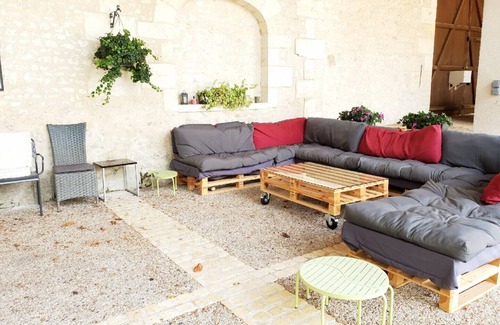 Pouillac Maison | LE DOMAINE DU HAUT PREAU-7 chambres-5 salles de bains, piscine, tennis, pétanque