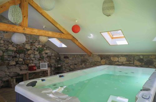 Arrens-Marsous Villa | Le Domaine de Castille - chalet pyrénéen de charme - spa de nage