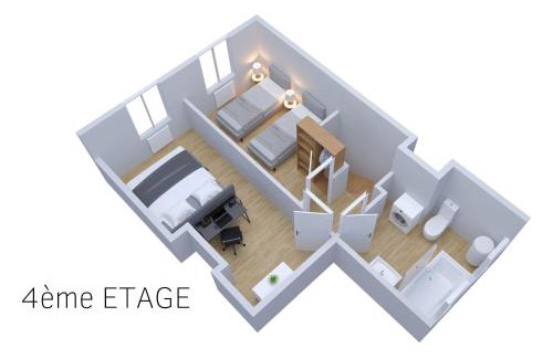 Thiers Appartement | Le Double Pirou # 2 Appartements # Halte Auvergne