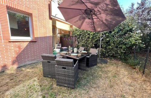 Toulouse North Appartement | Le Ernest - Parking inclus, jardin privé et piscine