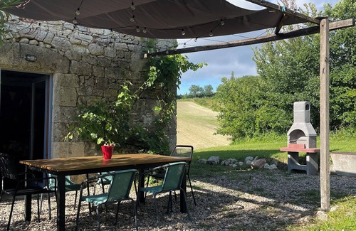 Montpezat Maison | Le gîte de « La Chartreuse » maison en pierre rénovée avec immense piscine (47)