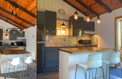 Mandeville Chalet De Ski | Le Huard - Chalet 4 saisons au bord du lac, 8 pers, plage privée
