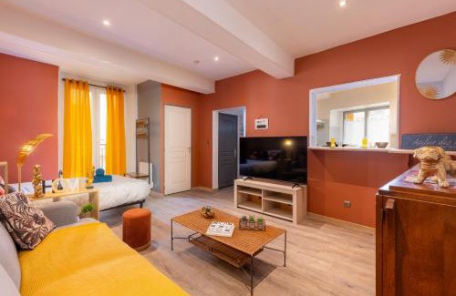 Limoux Appartement | Le Limouxin jungle Wifi, petit balcon *Oc Keys