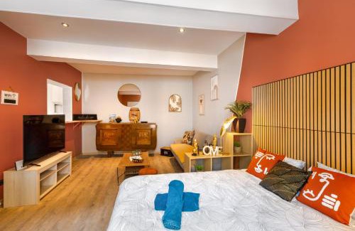 Limoux Appartement | Le Limouxin jungle Wifi, petit balcon *Oc Keys