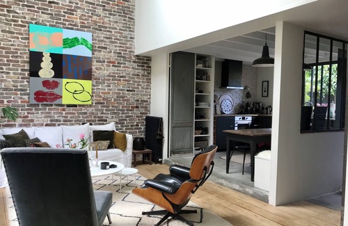 Grand Parc-Paul Doumer Maison | Le Loft De Rivière - Maison en briques contemporaine dans Bordeaux proche centre