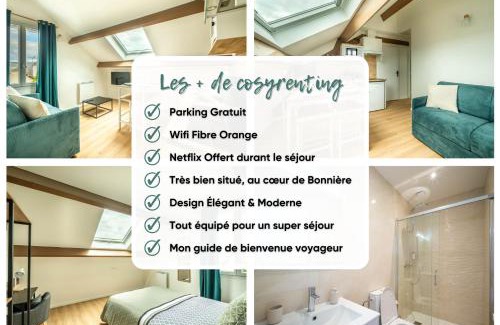 Bonnieres-sur-Seine Appartement | LE MACHU PICCHU - Self Checkin Automatique - Netflix - 15 Min de Giverny