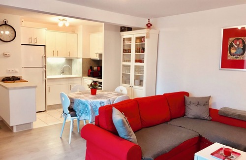 Quartier Saint-Leon Appartement | « LE MANALA » meublé de charme 3* à Colmar grande terrasse, parc & parking privé