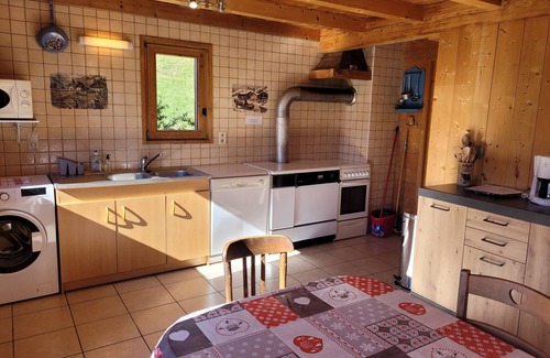 Flumet Chalet De Ski | Le Mazot de Marie - Chalet individuel 6 pers vue Mont Blanc